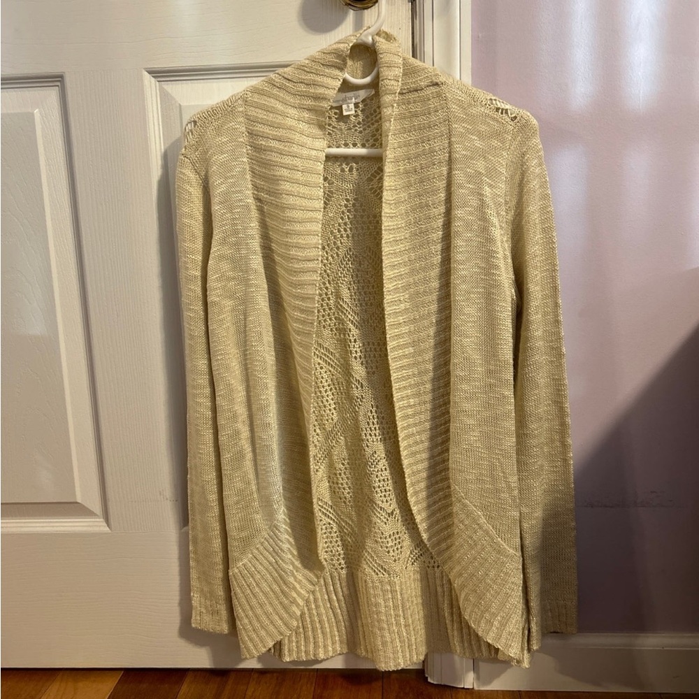 Cream colored Cardigan Sweater